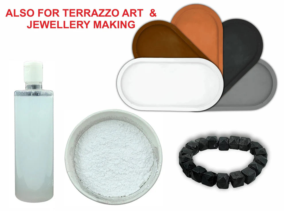 Terra Art (White Base) (500GMS BASE AND 170GMS LIQUID)