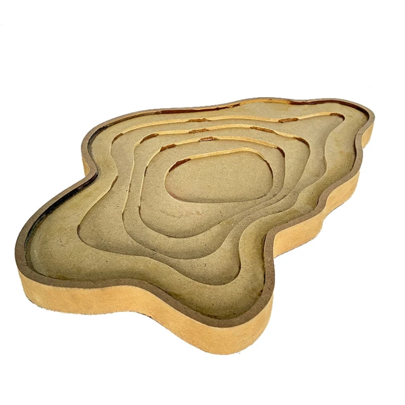 Agate Multilayer Geode MDF Wall Art TYPE B